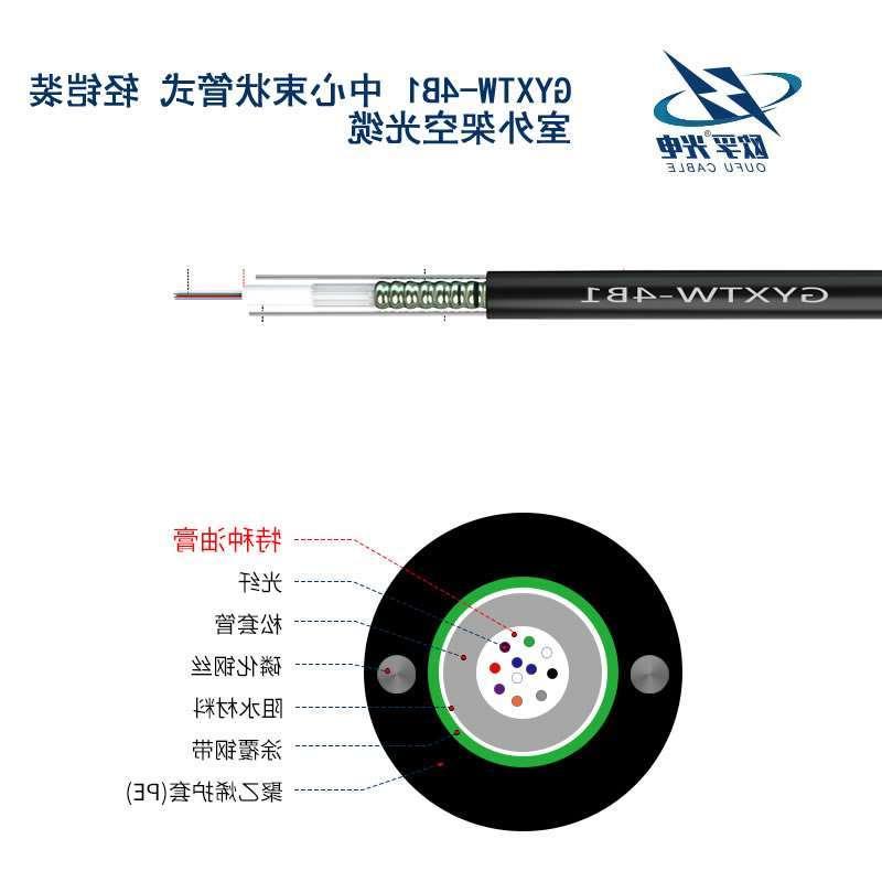 GYXTW-4B1 铠装4芯单模室外光纤线 GYXTW中心管式室外架空光缆